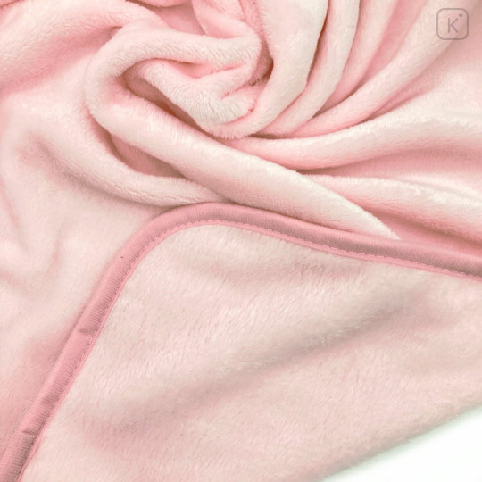 Japan Chiikawa Embroidery Blanket & Drawstring Bag - Light Pink - 3