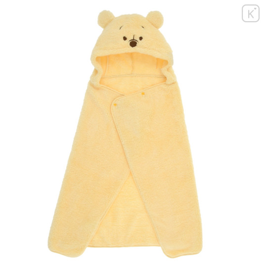 Japan Disney Store Hooded Blanket - Pooh : Enjoy Winter - 1