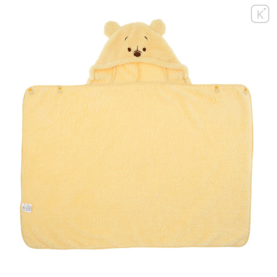 Japan Disney Store Hooded Blanket - Pooh : Enjoy Winter - 2