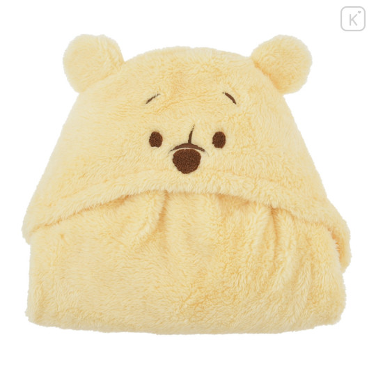 Japan Disney Store Hooded Blanket - Pooh : Enjoy Winter - 5