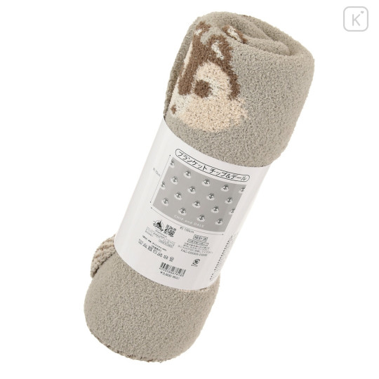 Japan Disney Store Fluffy Blanket - Chip & Dale - 4