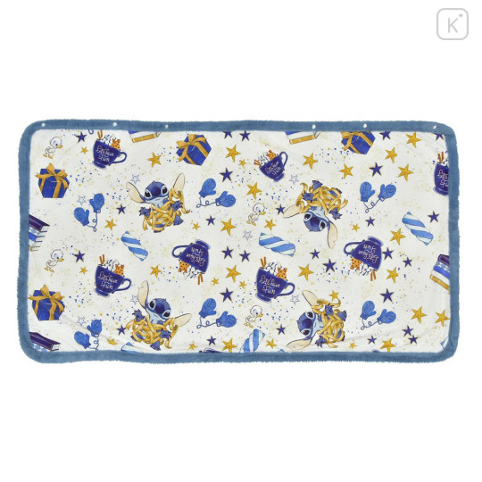 Japan Disney Store Fluffy Blanket - Stitch : Holiday Gift - 1