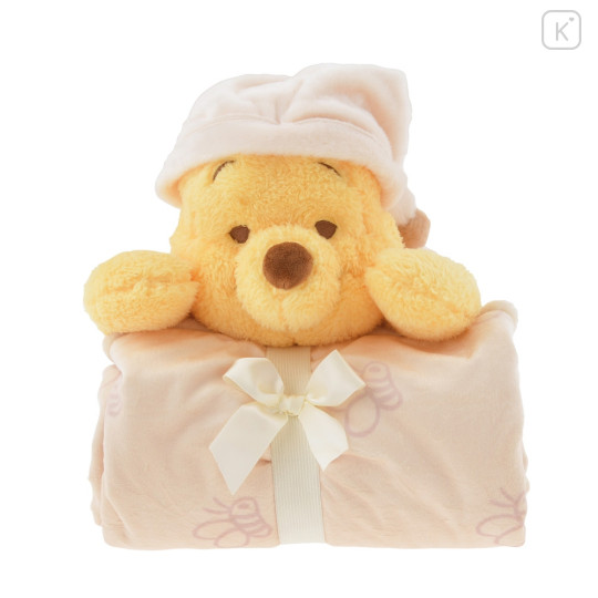 Japan Disney Store Blanket with Plush - Winnie the Pooh - 1