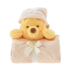 Japan Disney Store Blanket with Plush - Winnie the Pooh