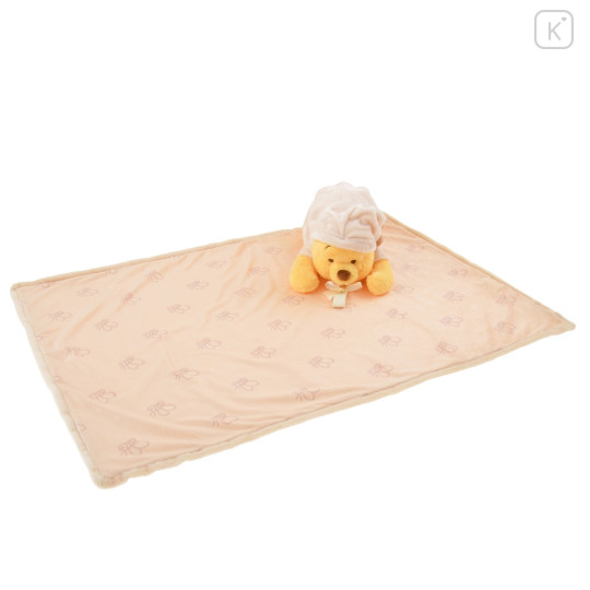Japan Disney Store Blanket with Plush - Winnie the Pooh - 4