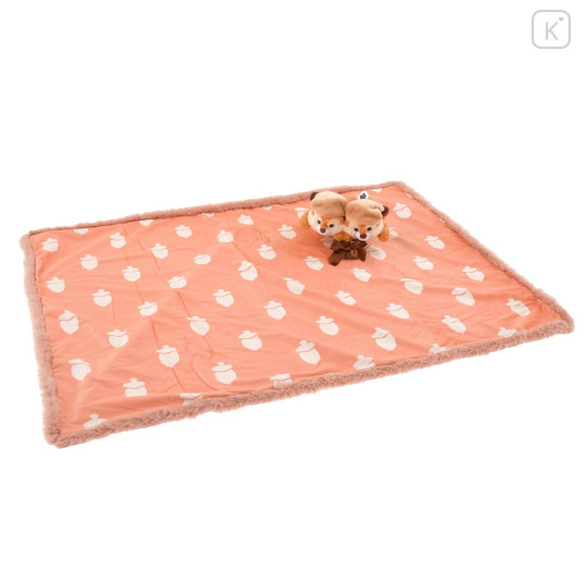 Japan Disney Store Blanket with Plush - Chip & Dale - 4