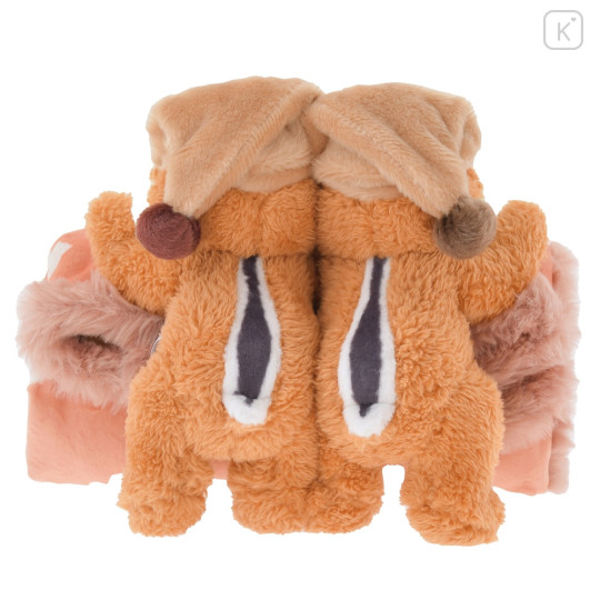 Japan Disney Store Blanket with Plush - Chip & Dale - 7