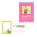 Japan Peanuts Mini Notepad - Snoopy / Retro Pink - 1