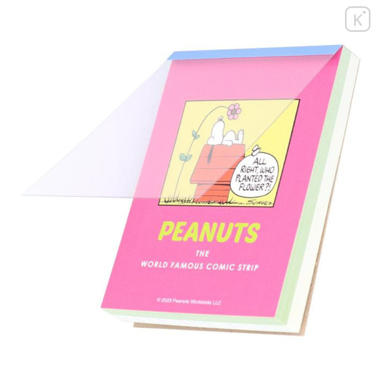 Japan Peanuts Mini Notepad - Snoopy / Retro Pink - 4