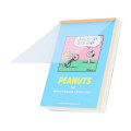 Japan Peanuts Mini Notepad - Snoopy / Retro Light Blue - 4