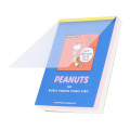 Japan Peanuts Mini Notepad - Snoopy / Retro Blue - 4
