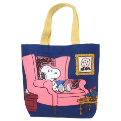 Japan Peanuts Mini Tote Bag - Snoopy / Reading