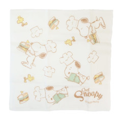Japan Peanuts Kaya Fabric Dishcloth Towel - Chef Snoopy