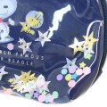 Japan Peanuts Round Pouch & Tissue Case - Snoopy / Astro Navy - 4