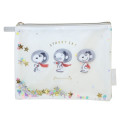 Japan Peanuts Flat Pouch - Snoopy / Astro White - 1
