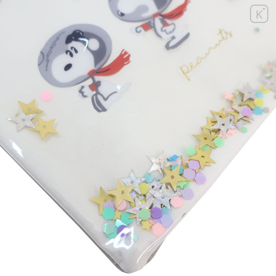Japan Peanuts Flat Pouch - Snoopy / Astro White - 4