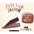 Japan Peanuts Folding Brush & Comb - Snoopy / Bread - 4