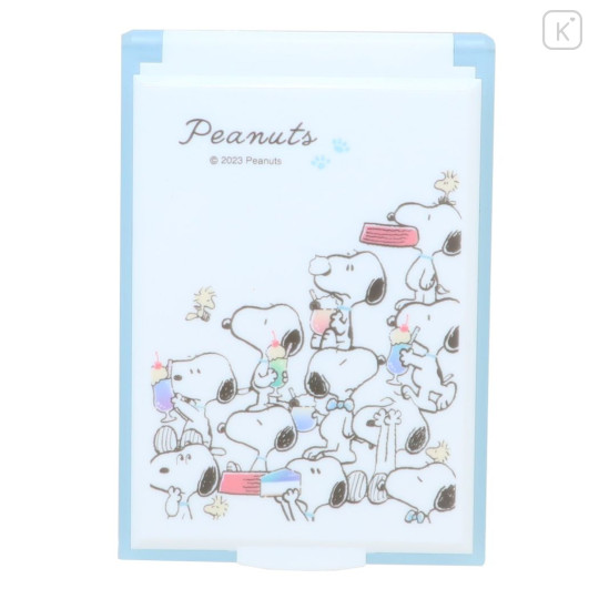 Japan Peanuts Folding Mirror - Snoopy & Woodstock : Dessert - 1