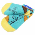 Japan Disney Fluffy Kid Socks - Chip & Dale : Blue - 2