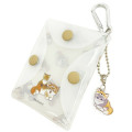 Japan Mofusand Multi Clear Pouch with Carabiner - Cat : Fox - 2