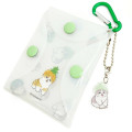 Japan Mofusand Multi Clear Pouch with Carabiner - Fruit Cat - 2
