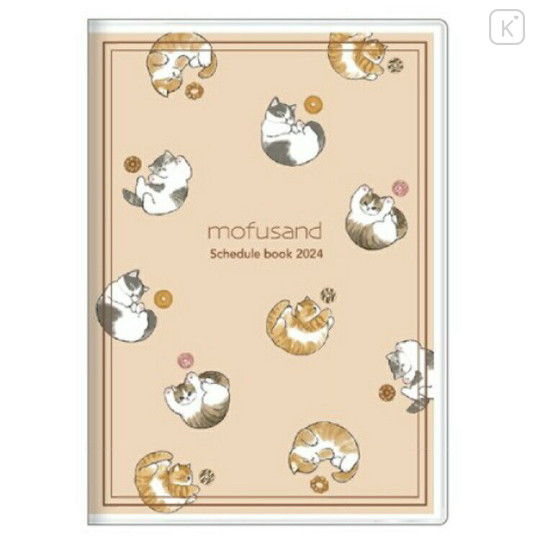 Japan Mofusand B6 Monthly Schedule Book - 2024 / Cat Donut - 1