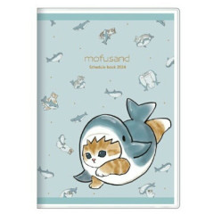 Japan Mofusand B6 Monthly Schedule Book - 2024 / Cat Shark