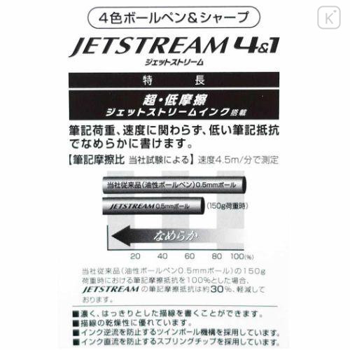 Japan Moomin Jetstream 4&1 Multi Pen + Mechanical Pencil - Little My / Flyer - 5