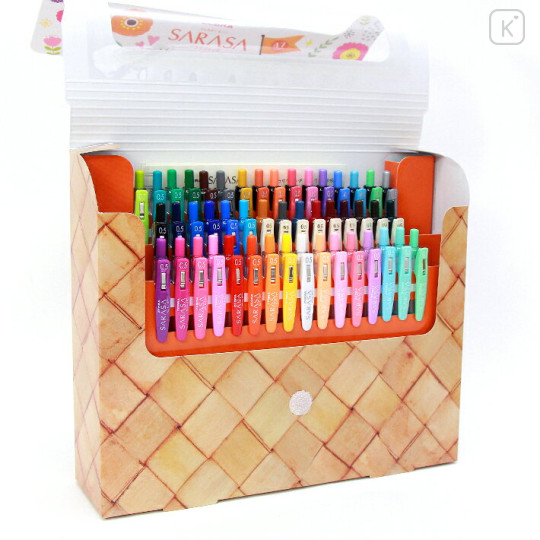 Japan Zebra Sarasa Clip Gel Pen 47 Color Set - 20th Anniversary - 2