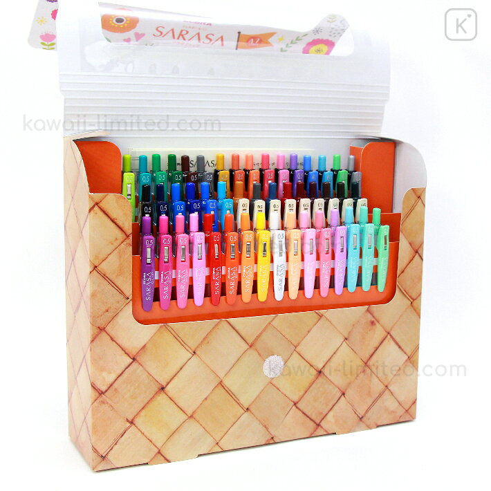 Japan Zebra Sarasa Clip Gel Pen 47 Color Set - 20th