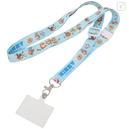 Japan Kirby Lanyard Neck Strap & Shoulder Strap - Kirby & Waddle Dee / Cooking - 1