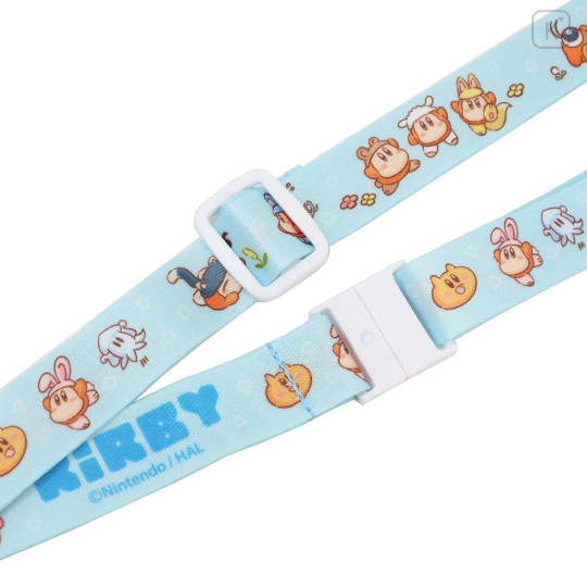 Japan Kirby Lanyard Neck Strap & Shoulder Strap - Kirby & Waddle Dee / Cooking - 2