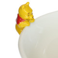 Japan Disney Ceramic Bowl with Nokkari Figure - Pooh / Yellow - 3