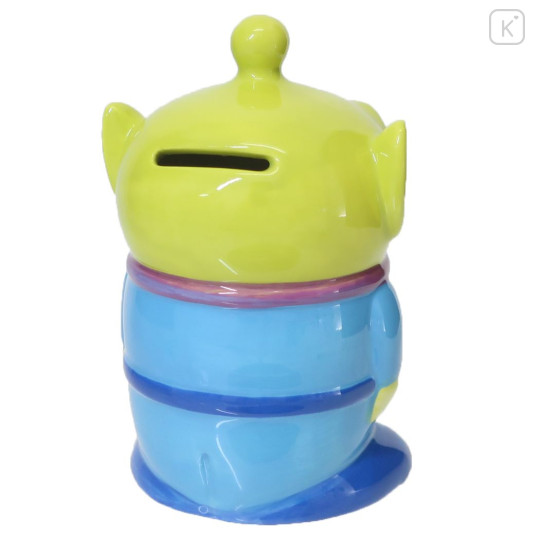 Japan Disney Ceramic Piggy Bank - Toy Story / Little Green Men - 3