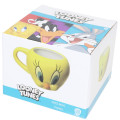 Japan Looney Tunes die-cut Porcelain Mug / Tweety - 3