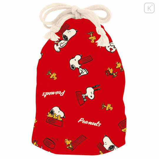 Japan Peanuts Bento Lunch Bag - Food Time / Red B - 1