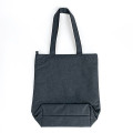 Japan Peanuts Zipper Tote Bag - Snoopy / Black - 4