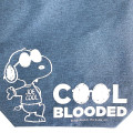 Japan Peanuts Zipper Tote Bag - Snoopy / Joe Cool - 2