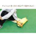 Japan San-X Lying Down Swiss Roll Cake Cushion with Ribbon Band - Rilakkuma / Funny Amusement Park - 3