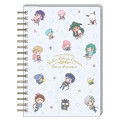 Japan Sanrio × Sailor Moon B6 Ring Notebook - Outer Guardians & Star Light / Movie Cosmos - 1