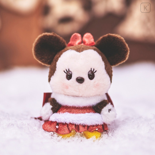 Japan Disney Store Urupocha-chan Plush - Minnie Mouse / Christmas 2023 - 1