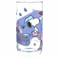 Japan Peanuts Glass Tumbler - Snoopy / Sleep