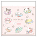 Japan Sanrio Square Memo & Sticker - Characters / Live Your Best - 1