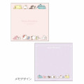 Japan Sanrio Square Memo & Sticker - Characters / Live Your Best - 2
