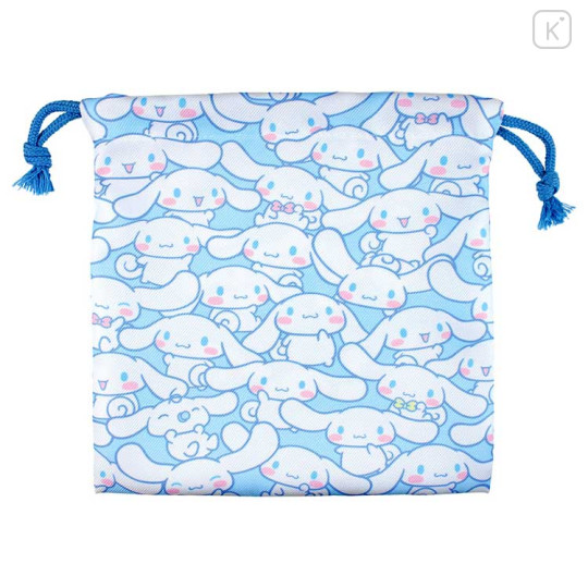Japan Sanrio Drawstring Bag - Cinnamoroll / Selfie - 1