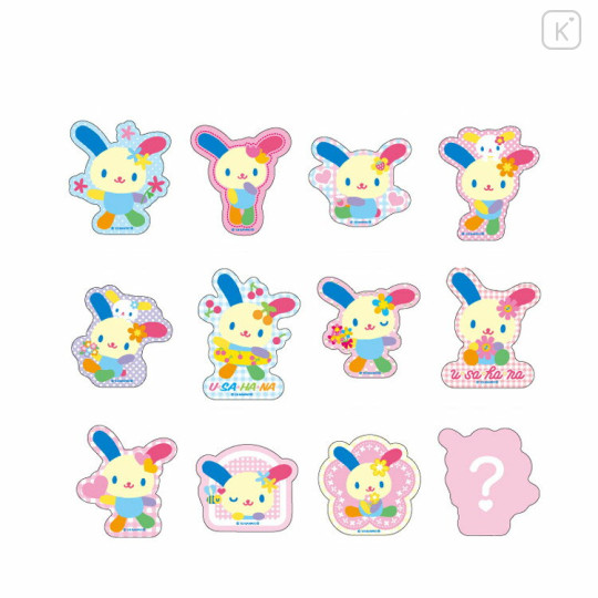 Japan Sanrio Glitter Vinyl Sticker - Usahana : Random Type - 1