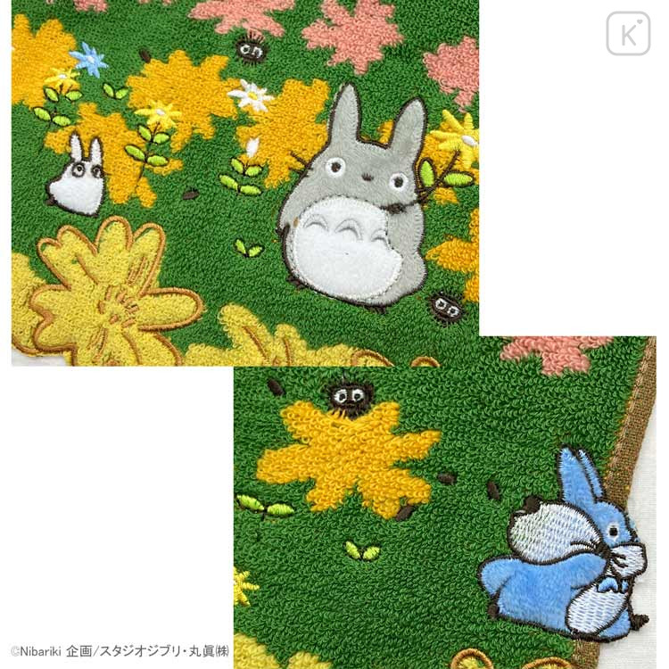 Japan Ghibli Embroidery Face Towel - My Neighbor Totoro / Forest ...