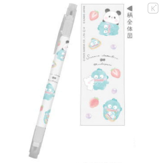 Japan Sanrio × Mochimochi Panda Twin Marker - Hangyodon / Gray - 1