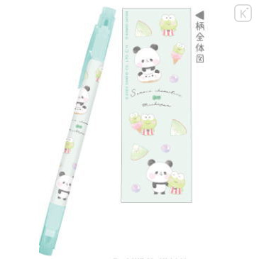 Japan Sanrio × Mochimochi Panda Twin Marker - Keroppi / Mint - 1