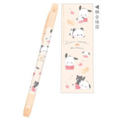 Japan Sanrio × Mochimochi Panda Twin Marker - Pochacco / Orange